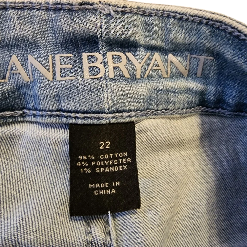 Lane Bryant Girlfriend Jeans Denim High Rise Stretch Shorts Size 22 NWT - Picture 10 of 11